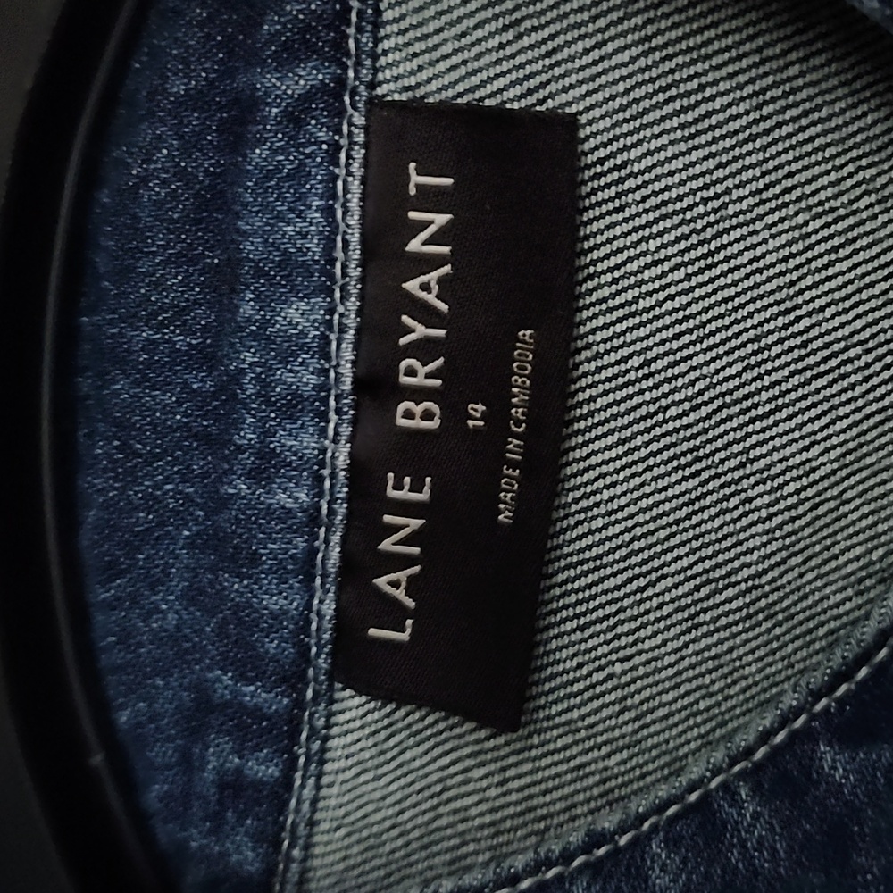 Lane Bryant Classic Blue Denim Jacket - Picture 4 of 4